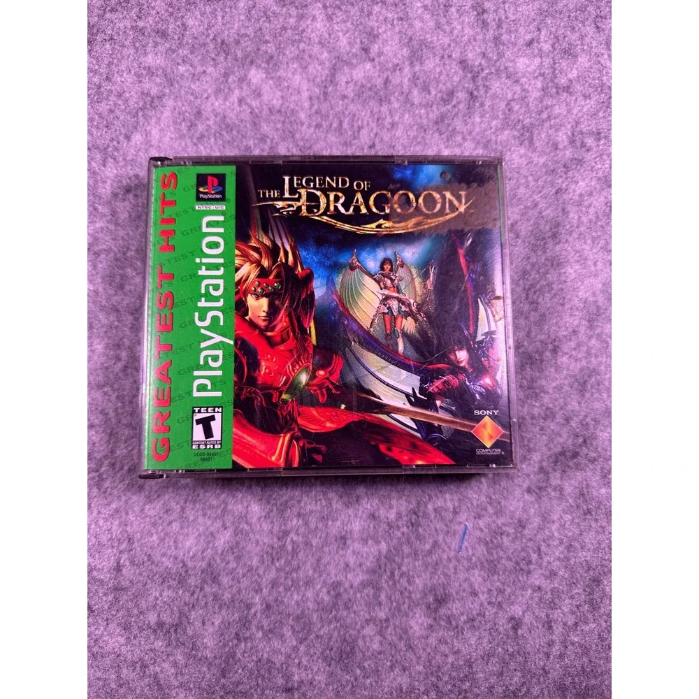 The Legend of Dragoon Sony PlayStation PS1 Greatest Hits 4-Disc Set SCUS-94491